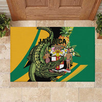 Jamaica Crocodile Rubber Doormat Pineapple Tropical Style - Wonder Print Shop