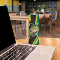 Personalized Jamaica Crocodile Skinny Tumbler Pineapple Tropical Style - Wonder Print Shop