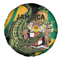 Jamaica Crocodile Spare Tire Cover Pineapple Tropical Style - Wonder Print Shop