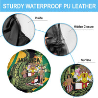 Jamaica Crocodile Spare Tire Cover Pineapple Tropical Style - Wonder Print Shop