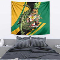 Jamaica Crocodile Tapestry Pineapple Tropical Style - Wonder Print Shop