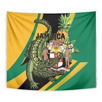 Jamaica Crocodile Tapestry Pineapple Tropical Style - Wonder Print Shop
