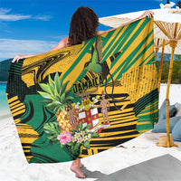 Jamaica Red-billed Streamertail Sarong Pineapple Tropical Style - Wonder Print Shop