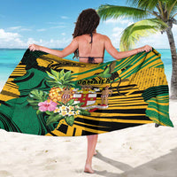 Jamaica Red-billed Streamertail Sarong Pineapple Tropical Style - Wonder Print Shop