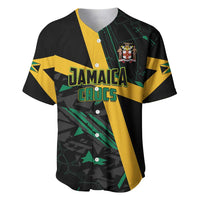 Custom Rugby Jamaica Crocs Baseball Jersey Cool Runnings on Grass - Wonder Print Shop