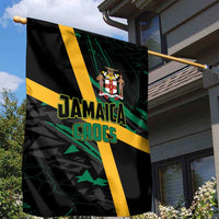 Rugby Jamaica Crocs Garden Flag Cool Runnings on Grass - Wonder Print Shop