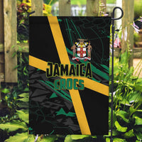 Rugby Jamaica Crocs Garden Flag Cool Runnings on Grass - Wonder Print Shop
