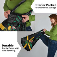 Rugby Jamaica Crocs Grocery Bag Cool Runnings on Grass - Wonder Print Shop