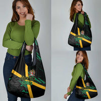 Rugby Jamaica Crocs Grocery Bag Cool Runnings on Grass - Wonder Print Shop