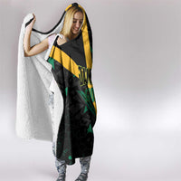 Rugby Jamaica Crocs Hooded Blanket Cool Runnings on Grass - Wonder Print Shop