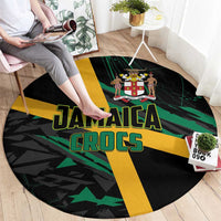 Rugby Jamaica Crocs Round Carpet Cool Runnings on Grass - Wonder Print Shop
