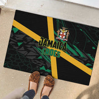 Rugby Jamaica Crocs Rubber Doormat Cool Runnings on Grass - Wonder Print Shop