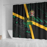 Rugby Jamaica Crocs Shower Curtain Cool Runnings on Grass - Wonder Print Shop