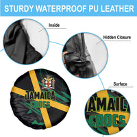 Rugby Jamaica Crocs Spare Tire Cover Cool Runnings on Grass - Wonder Print Shop
