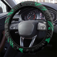 Rugby Jamaica Crocs Steering Wheel Cover Cool Runnings on Grass - Wonder Print Shop