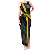 Custom Rugby Jamaica Crocs Tank Maxi Dress Cool Runnings on Grass - Wonder Print Shop