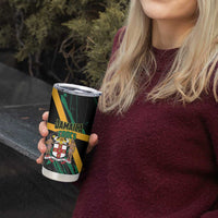 Custom Rugby Jamaica Crocs Tumbler Cup Cool Runnings on Grass - Wonder Print Shop