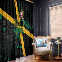 Rugby Jamaica Crocs Window Curtain Cool Runnings on Grass - Wonder Print Shop