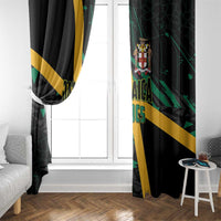 Rugby Jamaica Crocs Window Curtain Cool Runnings on Grass - Wonder Print Shop