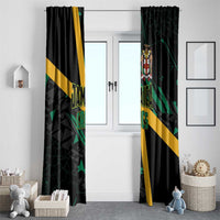 Rugby Jamaica Crocs Window Curtain Cool Runnings on Grass - Wonder Print Shop