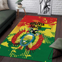 Bolivia 1825 Area Rug Coat Of Arms Flag Colors - Wonder Print Shop