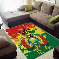 Bolivia 1825 Area Rug Coat Of Arms Flag Colors - Wonder Print Shop