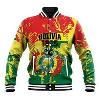 Personalized Bolivia 1825 Baseball Jacket Coat Of Arms Flag Colors - Wonder Print Shop