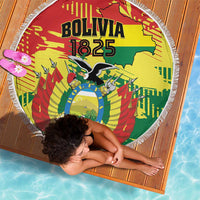 Bolivia 1825 Beach Blanket Coat Of Arms Flag Colors - Wonder Print Shop