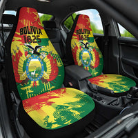 Bolivia 1825 Car Seat Cover Coat Of Arms Flag Colors - Wonder Print Shop