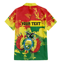 Personalized Bolivia 1825 Family Matching Mermaid Dress and Hawaiian Shirt Coat Of Arms Flag Colors - Wonder Print Shop