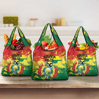 Bolivia 1825 Grocery Bag Coat Of Arms Flag Colors - Wonder Print Shop