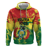 Personalized Bolivia 1825 Hoodie Coat Of Arms Flag Colors - Wonder Print Shop