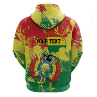Personalized Bolivia 1825 Hoodie Coat Of Arms Flag Colors - Wonder Print Shop