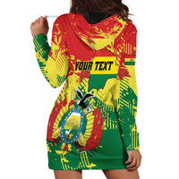 Personalized Bolivia 1825 Hoodie Dress Coat Of Arms Flag Colors - Wonder Print Shop