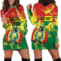 Personalized Bolivia 1825 Hoodie Dress Coat Of Arms Flag Colors - Wonder Print Shop