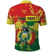Personalized Bolivia 1825 Polo Shirt Coat Of Arms Flag Colors - Wonder Print Shop