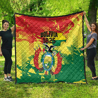 Bolivia 1825 Quilt Coat Of Arms Flag Colors - Wonder Print Shop