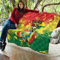 Bolivia 1825 Quilt Coat Of Arms Flag Colors - Wonder Print Shop