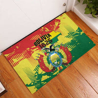 Bolivia 1825 Rubber Doormat Coat Of Arms Flag Colors - Wonder Print Shop