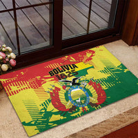 Bolivia 1825 Rubber Doormat Coat Of Arms Flag Colors - Wonder Print Shop