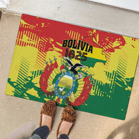 Bolivia 1825 Rubber Doormat Coat Of Arms Flag Colors - Wonder Print Shop