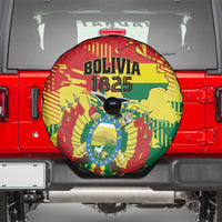 Bolivia 1825 Spare Tire Cover Coat Of Arms Flag Colors - Wonder Print Shop