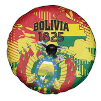 Bolivia 1825 Spare Tire Cover Coat Of Arms Flag Colors - Wonder Print Shop