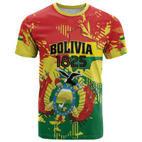Personalized Bolivia 1825 T Shirt Coat Of Arms Flag Colors - Wonder Print Shop