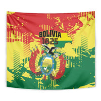 Bolivia 1825 Tapestry Coat Of Arms Flag Colors - Wonder Print Shop