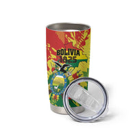 Personalized Bolivia 1825 Tumbler Cup Coat Of Arms Flag Colors - Wonder Print Shop