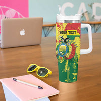 Personalized Bolivia 1825 Tumbler With Handle Coat Of Arms Flag Colors - Wonder Print Shop