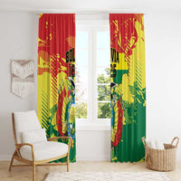 Bolivia 1825 Window Curtain Coat Of Arms Flag Colors - Wonder Print Shop