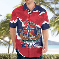 Custom Norway 2026 Soccer Hawaiian Shirt Vikings Keep Rowing