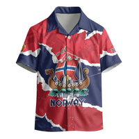 Custom Norway 2026 Soccer Kid Hawaiian Shirt Vikings Keep Rowing
